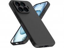 CaseBoutique Camera Cover TPU Case Zwart - Xiaomi 17T Pro hoesje