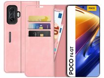 Just in Case Slim Wallet Case Roze - Xiaomi Poco F4 GT hoesje