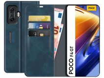 Just in Case Slim Wallet Case Blauw - Xiaomi Poco F4 GT hoesje