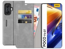 Just in Case Slim Wallet Case Grijs - Xiaomi Poco F4 GT hoesje