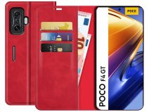 Just in Case Slim Wallet Case Rood - Xiaomi Poco F4 GT hoesje