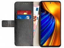 Just in Case Wallet Case Zwart - Xiaomi Poco F4 hoesje
