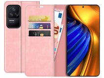 Just in Case Slim Wallet Case Roze - Xiaomi Poco F4 hoesje