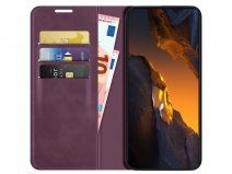 Just in Case Slim Wallet Case Paars - Xiaomi Poco F5 hoesje