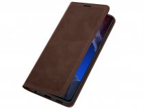 Just in Case Slim Wallet Case Bruin - Xiaomi Poco F5 Pro hoesje