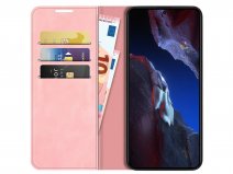 Just in Case Slim Wallet Case Roze - Xiaomi Poco F5 Pro hoesje