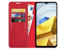 Just in Case Slim Wallet Case Rood - Xiaomi Poco M5 hoesje