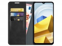 Just in Case Slim Wallet Case Zwart - Xiaomi Poco M5 hoesje