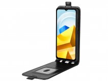 Just in Case Flip Case Zwart - Xiaomi Poco M5 hoesje