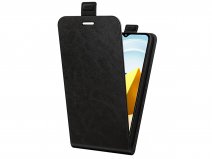 Just in Case Flip Case Zwart - Xiaomi Poco M5 hoesje