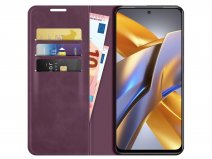 Just in Case Slim Wallet Case Paars - Xiaomi Poco M5s hoesje