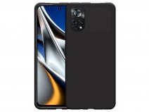 Just in Case Black TPU Case - Xiaomi Poco X4 Pro hoesje