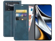 Just in Case Slim Wallet Case Blauw - Xiaomi Poco X4 Pro hoesje