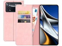 Just in Case Slim Wallet Case Roze - Xiaomi Poco X4 Pro hoesje