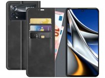 Just in Case Slim Wallet Case Zwart - Xiaomi Poco X4 Pro hoesje