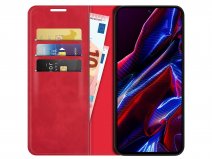 Just in Case Slim Wallet Case Rood - Xiaomi Poco X5 hoesje