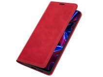 Just in Case Slim Wallet Case Rood - Xiaomi Poco X5 hoesje