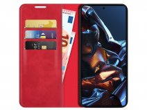 Just in Case Slim Wallet Case Rood - Xiaomi Poco X5 Pro hoesje