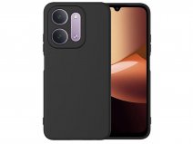 CaseBoutique Camera Cover TPU Case Zwart - Xiaomi Redmi 17C hoesje