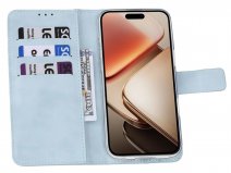 CaseBoutique Classic Card Wallet Cognac Aqua - Xiaomi Redmi A5 hoesje