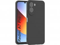 CaseBoutique Camera Cover TPU Case Zwart - Xiaomi Redmi A7 Pro hoesje