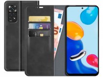 Just in Case Slim Wallet Case Zwart - Xiaomi Redmi Note 11/11s hoesje