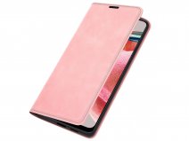 Just in Case Slim Wallet Case Roze - Xiaomi Redmi Note 12 4G hoesje