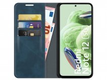 Just in Case Slim Wallet Case Blauw - Xiaomi Redmi Note 12 5G hoesje