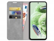 Just in Case Slim Wallet Case Grijs - Xiaomi Redmi Note 12 5G hoesje