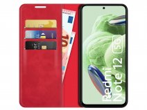 Just in Case Slim Wallet Case Rood - Xiaomi Redmi Note 12 5G hoesje