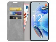 Just in Case Slim Wallet Case Grijs - Xiaomi Redmi Note 12 Pro 5G hoesje