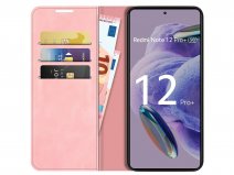 Just in Case Slim Wallet Case Roze - Xiaomi Redmi Note 12 Pro+ 5G hoesje